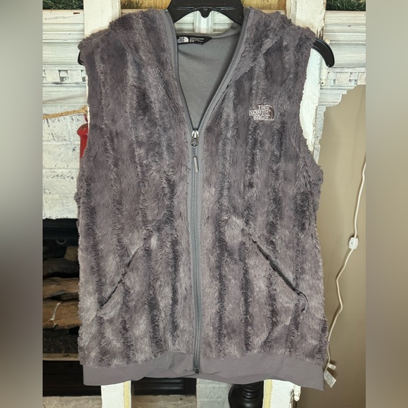 The North Face Charcoal Fleece Vest - Picture 2 of 9